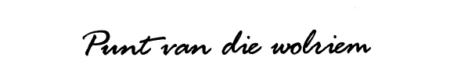Punt Van Die Wolriem
