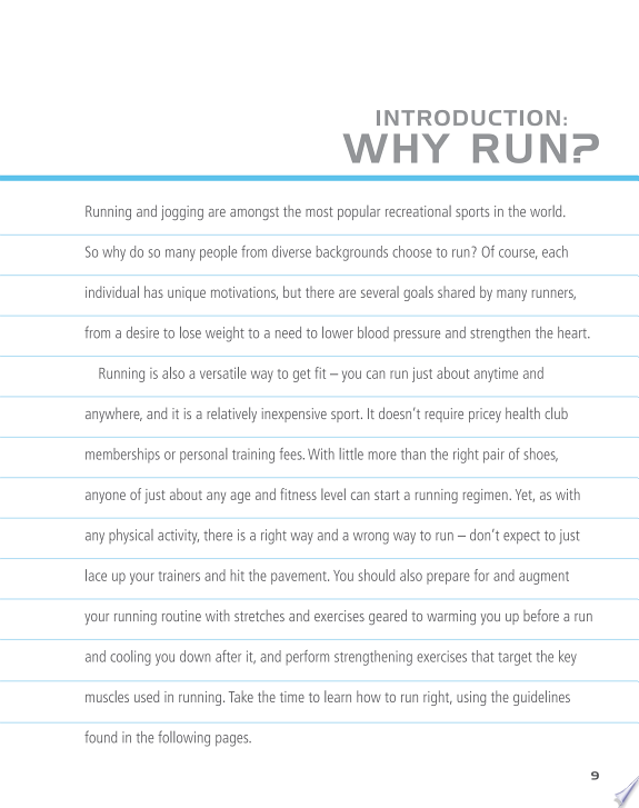 Anatomy of Running: A Guide to Running Right
